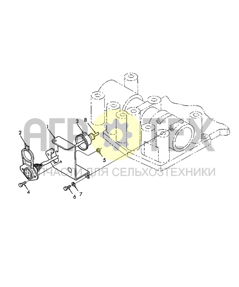 Чертеж Розетка прицепа (11G01)